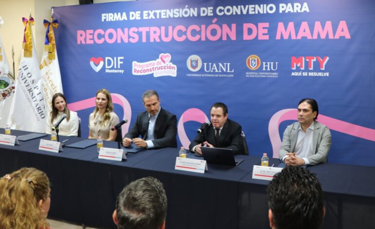 Amplía Hospital Universitario participación en programa gratuito de reconstrucción mamaria