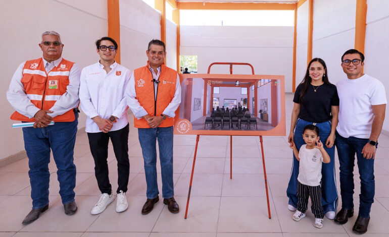 Avanza construcción de Centro Comunitario en Juárez en tiempo récord; beneficiará a más de 5 mil familias