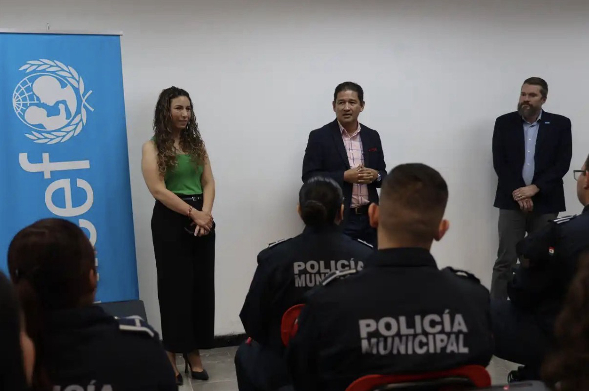 Capacita UNICEF a policías y personal delGuadalupe rumbo al Mundial 2026