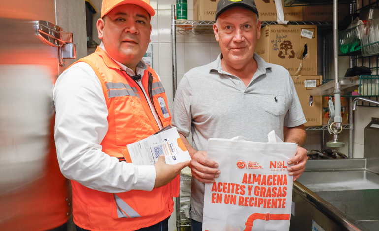 Realiza AyD jornada de concientización entre restauranteros sobre descargas al drenaje