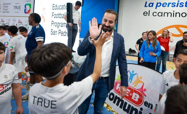 Llega a San Pedro programa de formación deportiva de la Fundación Real Madrid