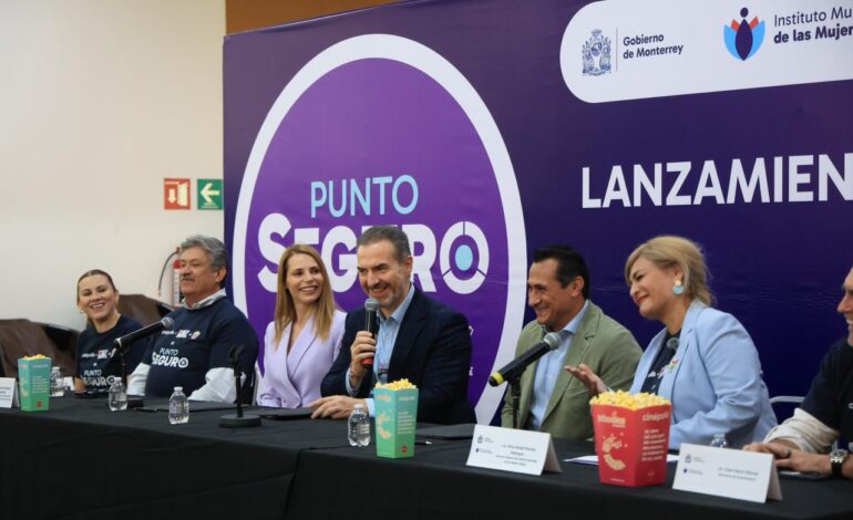 Acuerdan Monterrey y Cinépolis sumarse al programa “Puntos Seguros”