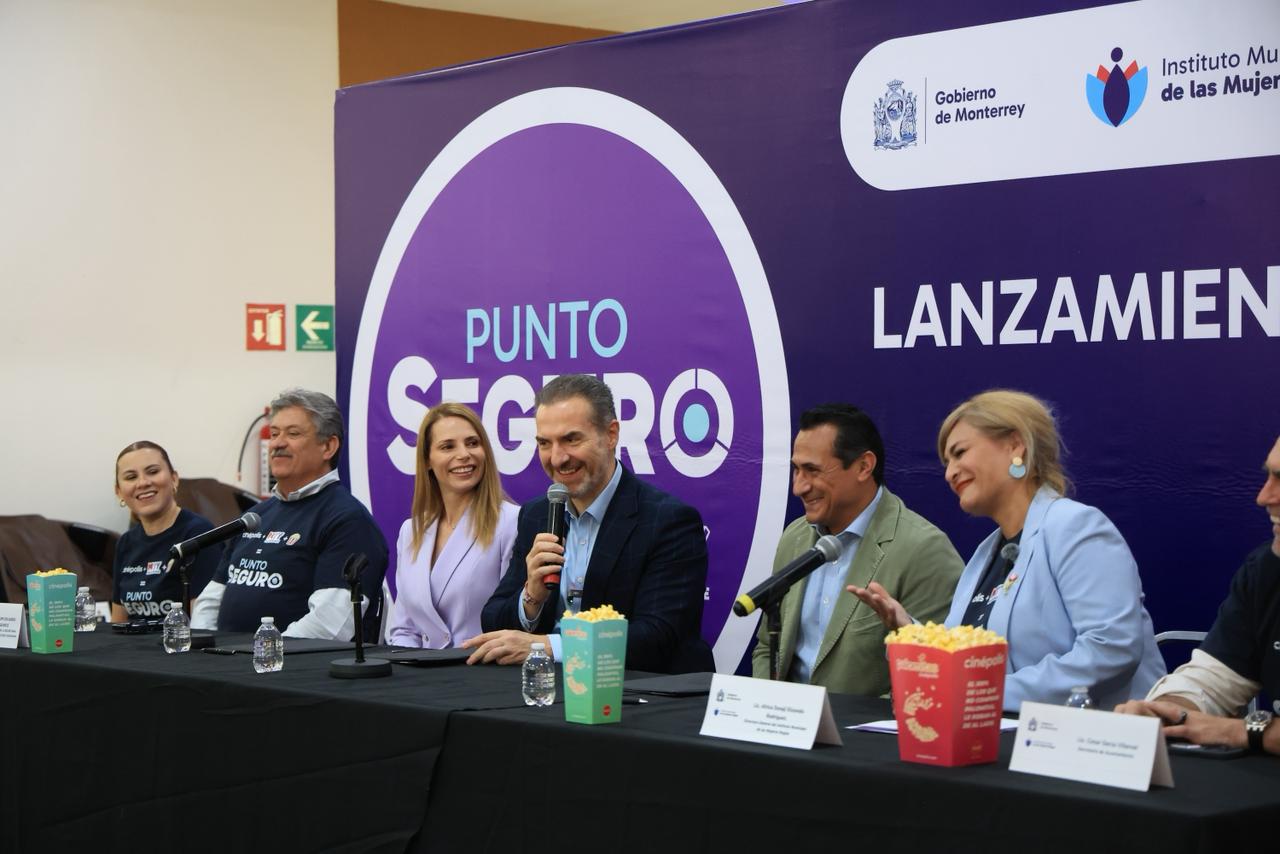 Acuerdan Monterrey y Cinépolis sumarse al programa “Puntos Seguros”