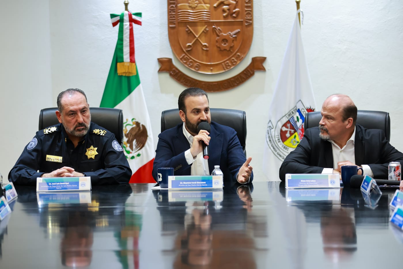 Fortalece San Pedro la seguridad en coordinación con sector empresarial