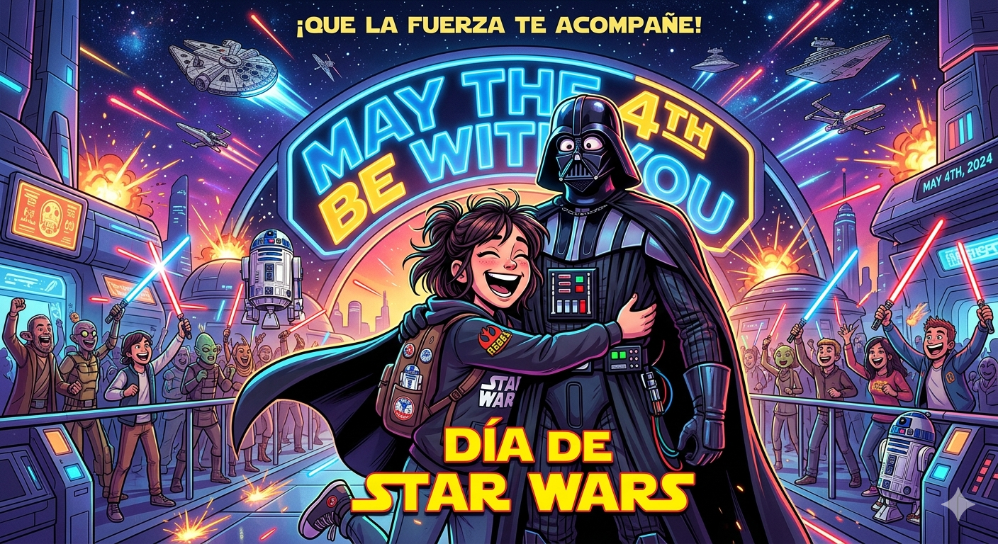 Hoy se celebra el Día de La Guerra de las Galaxias por juego de plabaras