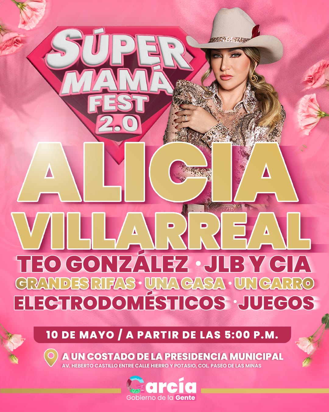 Anuncia García su “Súper Mamá Fest 2.0” donde se rifará ¡Una Casa!