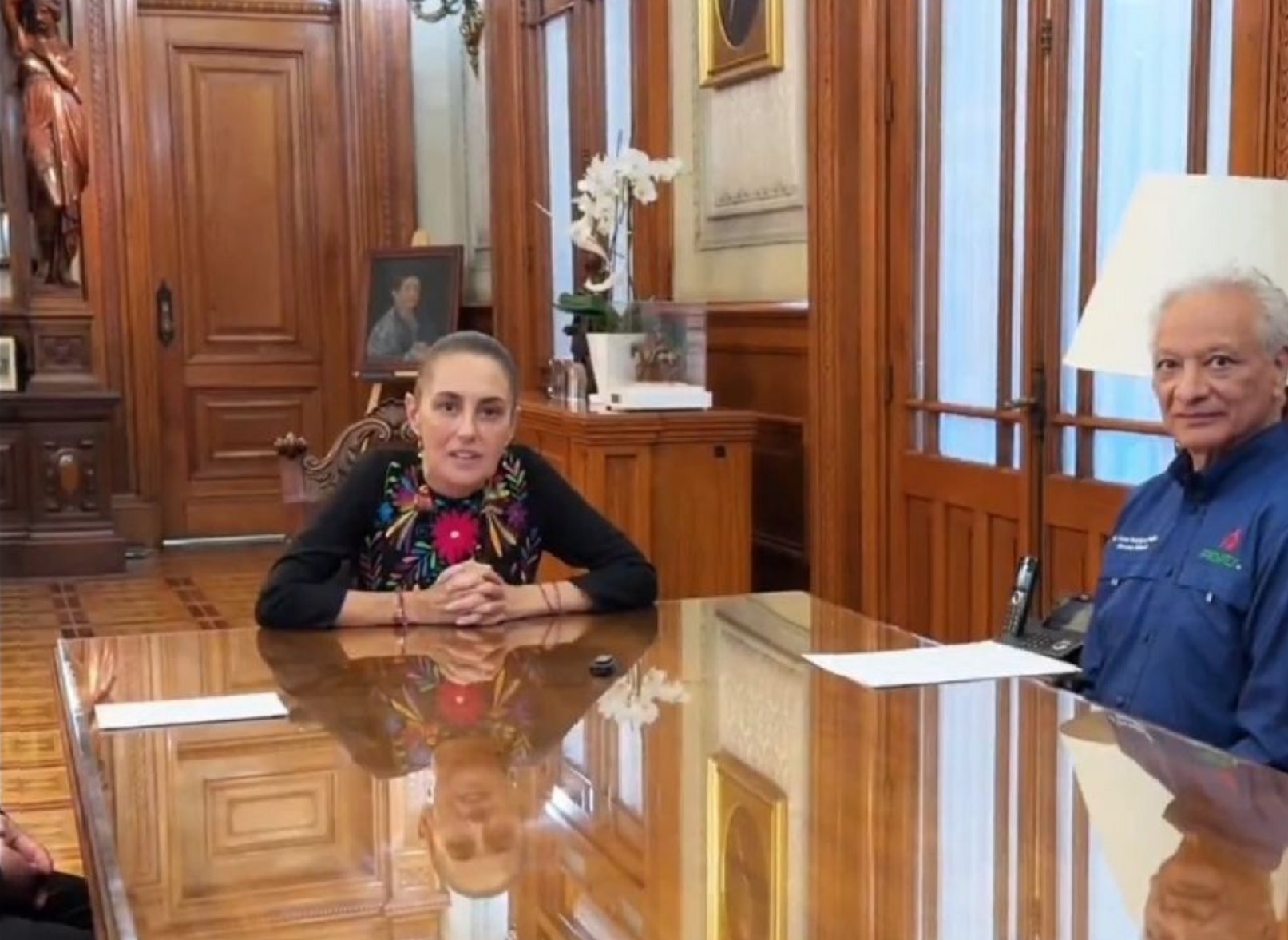 Salida de Víctor Rodríguez de Pemex no fue por derrame en el Golfo asegura Sheinbaum