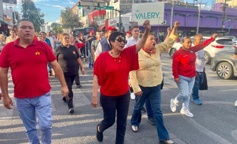 Respalda PT a la Presidenta en marcha del 10 de junio