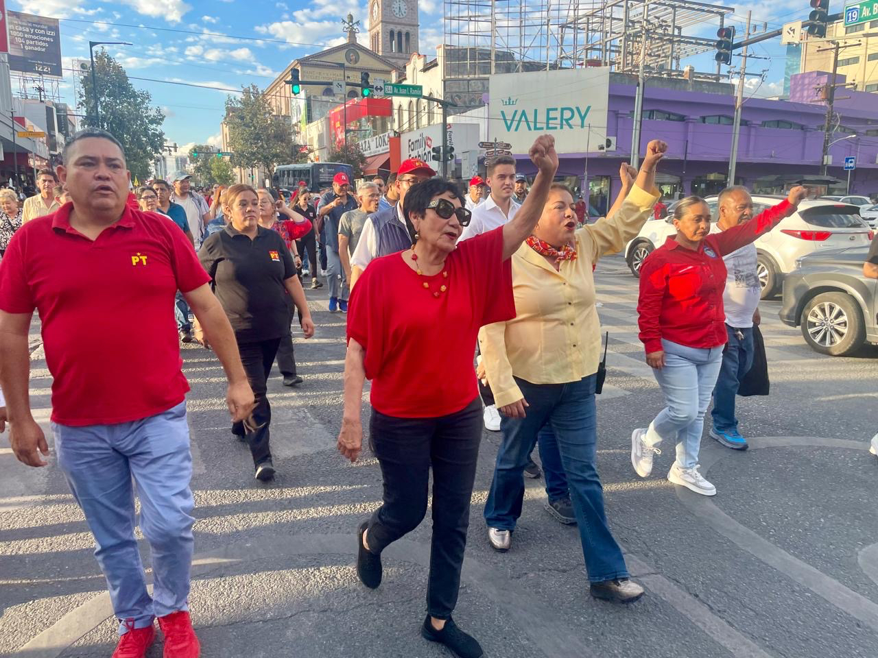 Respalda PT a la Presidenta en marcha del 10 de junio