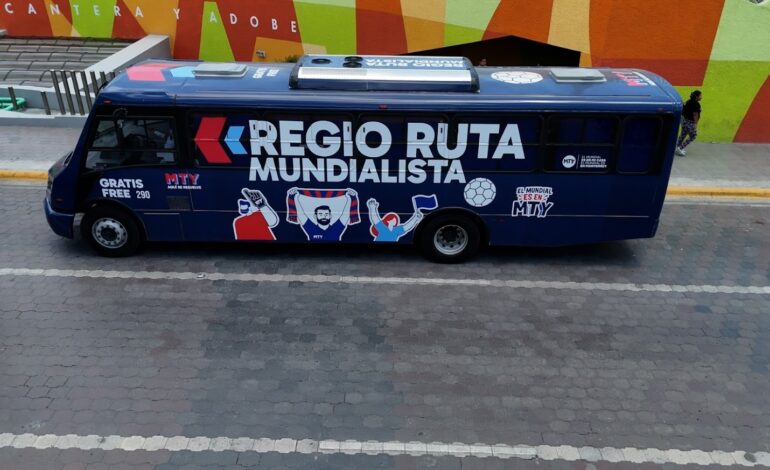Inicia operaciones Regio Ruta Mundialista para facilitar el traslado al Estadio del Monterrey