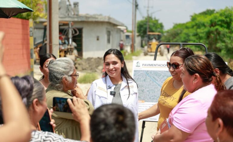 Inicia Mónica Oyervides segunda etapa de obra que beneficiará a más de 10 mil habitantes