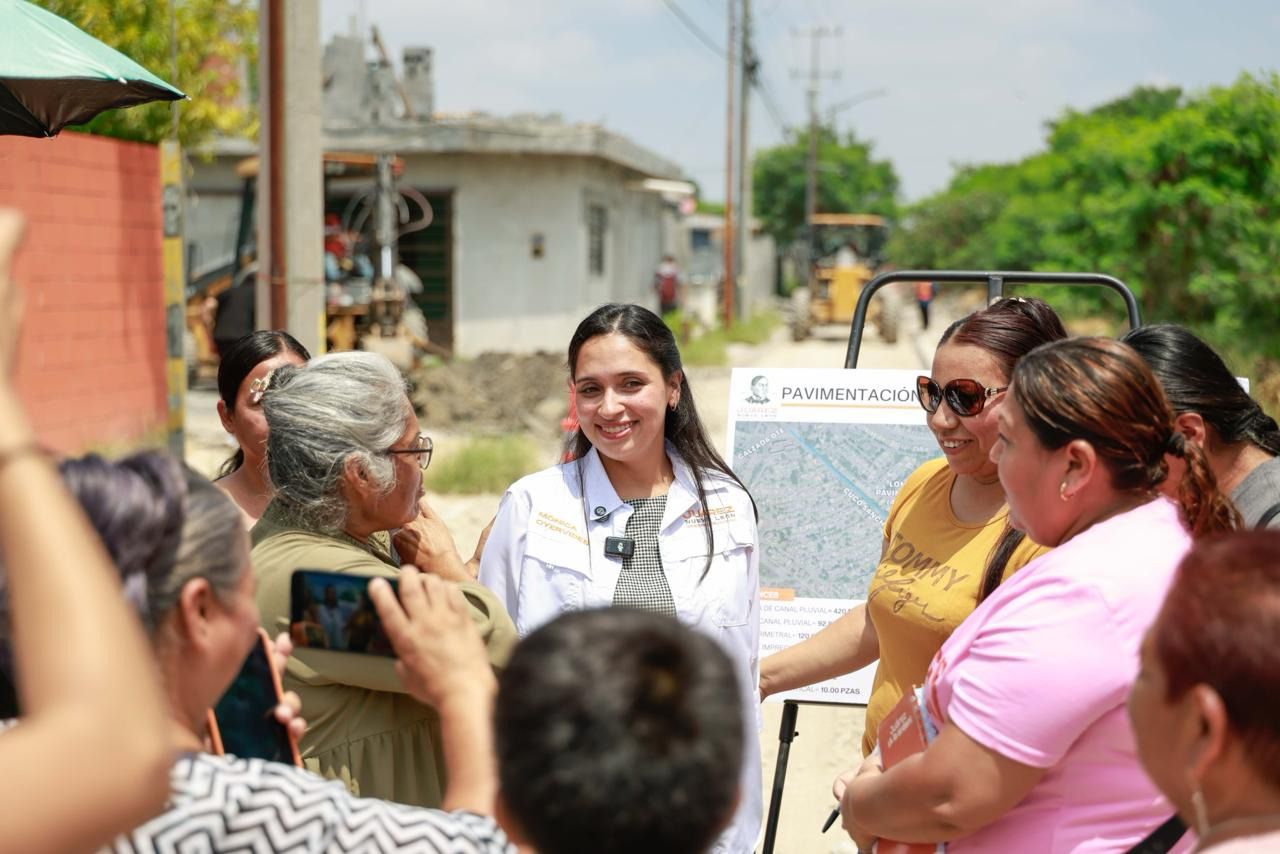 Inicia Mónica Oyervides segunda etapa de obra que beneficiará a más de 10 mil habitantes