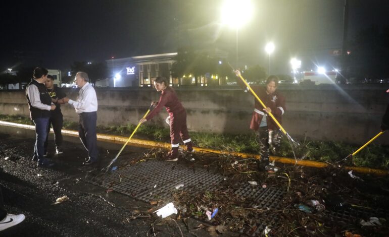 Registra Escobedo saldo blanco tras sorpresivo temporal y activan protocolos de emergencia