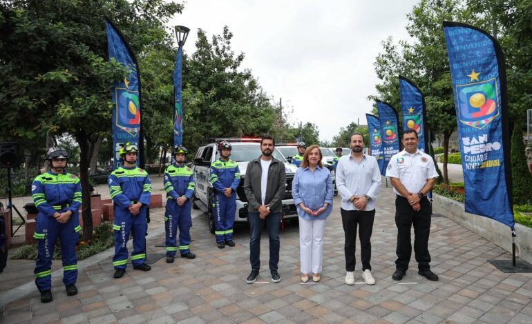 Refuerza San Pedro a Protección Civil con nuevas unidades y equipamiento