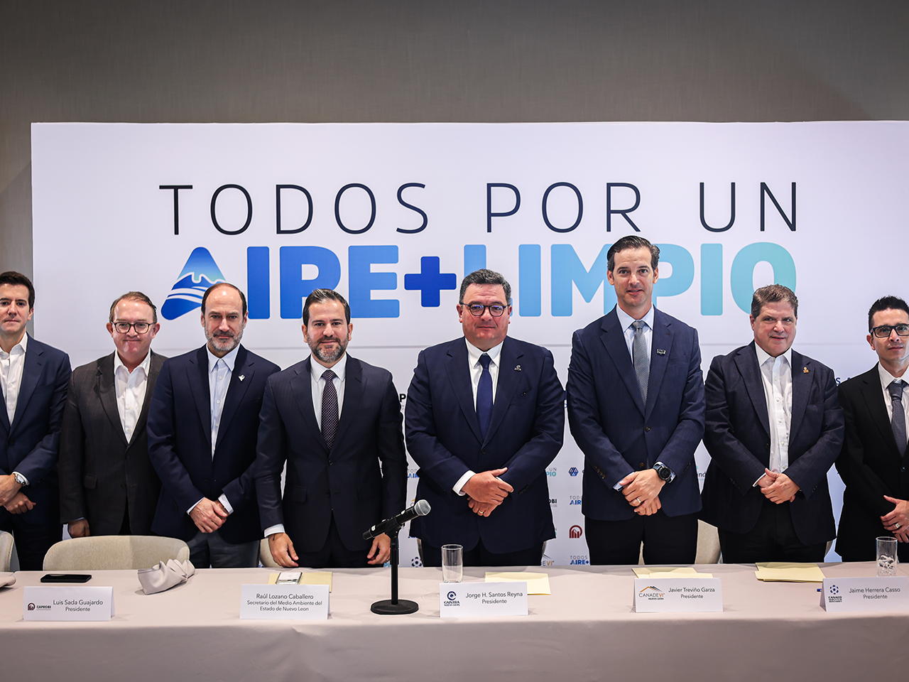 Presentan Estado y Cámaras empresariales resultados de «Todos Por Un Aire + Limpio»