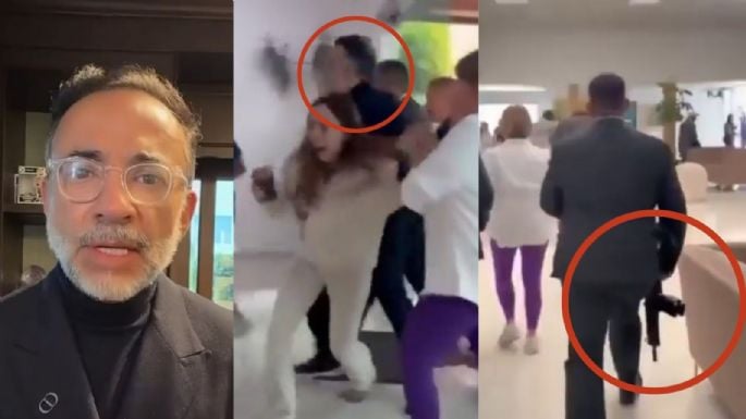 Como malandro, alcalde de Metepec junto con hombres armados golpea a ciudadano en club