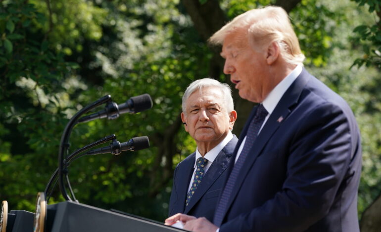 Pide AMLO: “Que regrese el otro Trump”