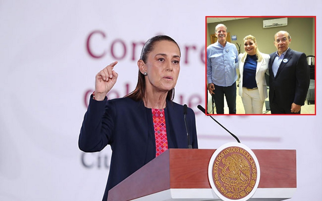 Truena Sheinbaum contra Fox y Calderón: «Hay mucha hipocresía»… no tienen popularidad, remarca