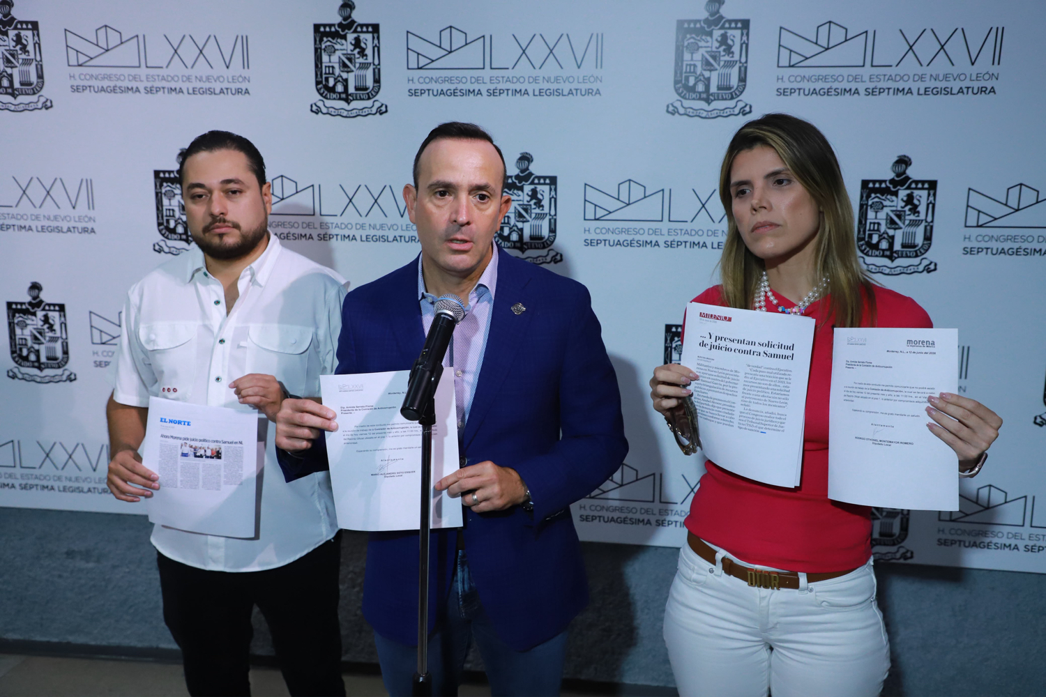 Sin dos diputados de MORENA, aprueban nuevo juicio político contra Samuel