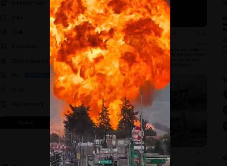 Estallan pipas de gas en Tepeaca, Puebla; evacúan a cerca de 2 mil personas