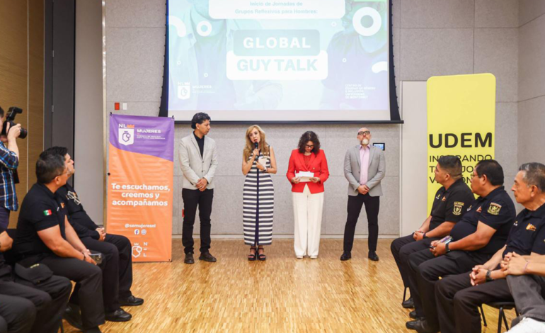 Secretaría de las Mujeres y UDEM dan inicio a jornadas Global Guy Talk