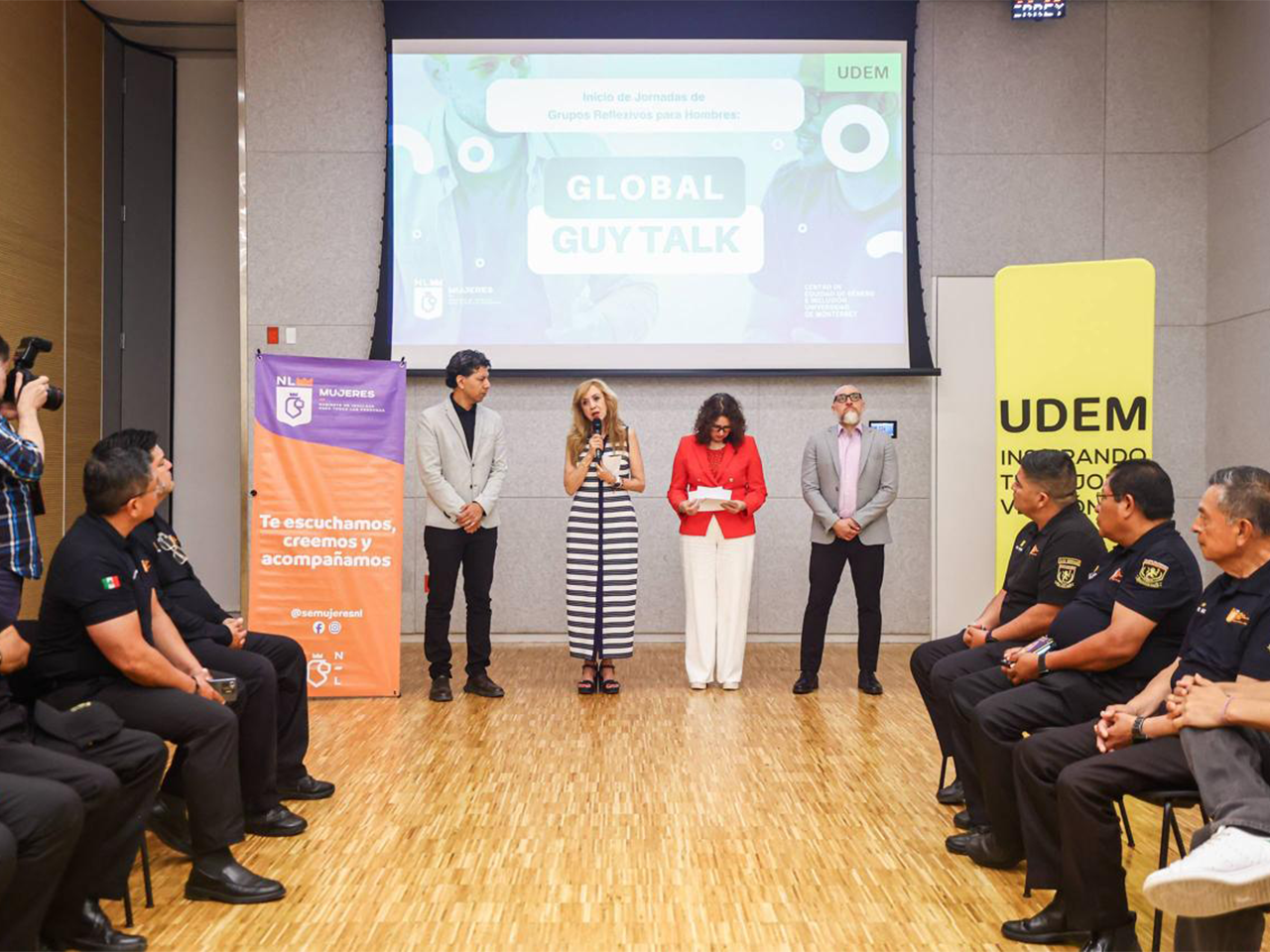 Secretaría de las Mujeres y UDEM dan inicio a jornadas Global Guy Talk