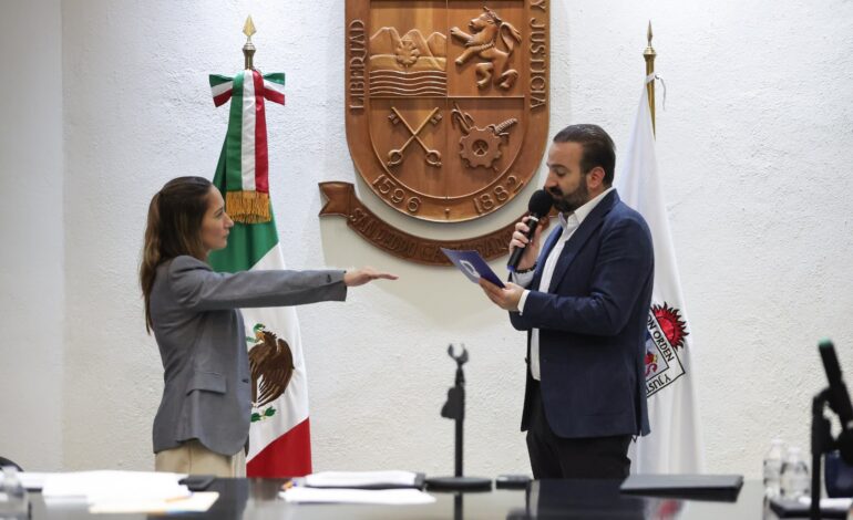 Aprueba Cabildo de San Pedro nombramiento de Gilda Guajardo como Secretaria del Ayuntamiento