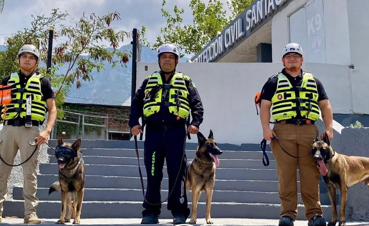 Auxiliará unidad K9 jaguares en labores de búsqueda y rescate en Venezuela