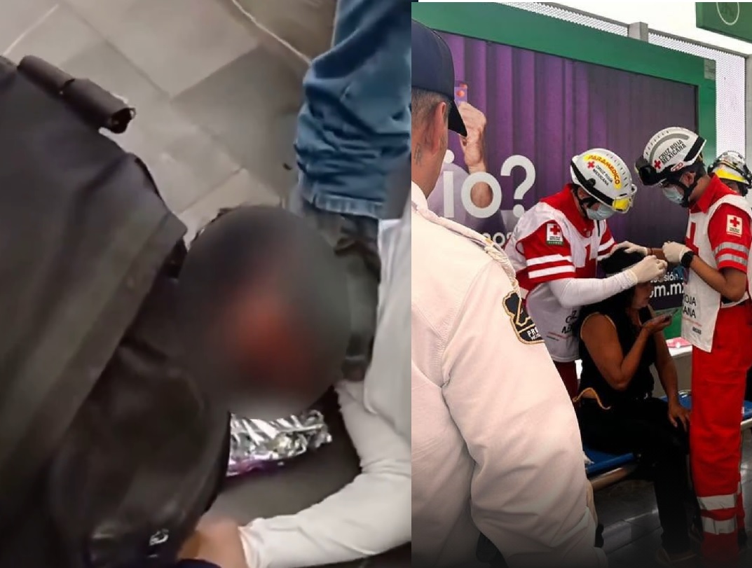 Empuja a mujer a las vías del Metro en Monterrey; pasajeros intentan lincharlo