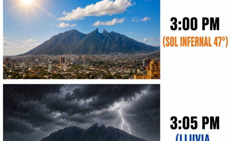 El clima Bipolar de Monterrey…
