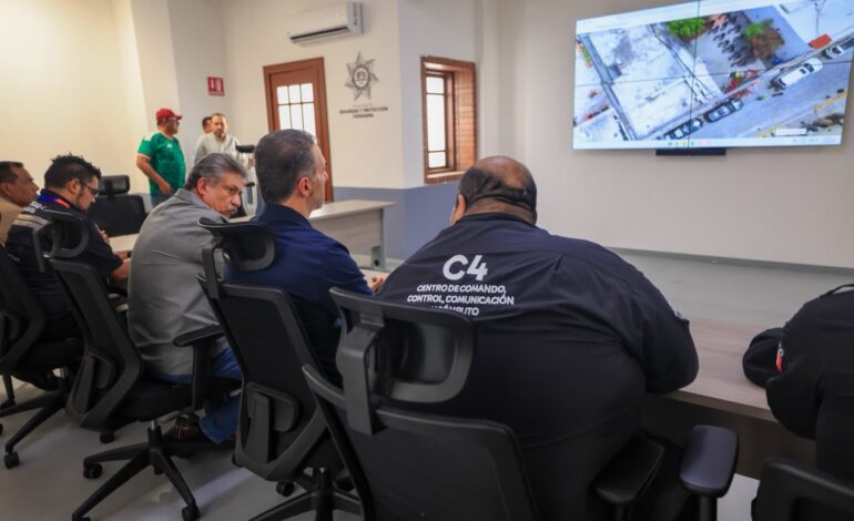 Despliega Monterrey operativo de seguridad en la zona Centro