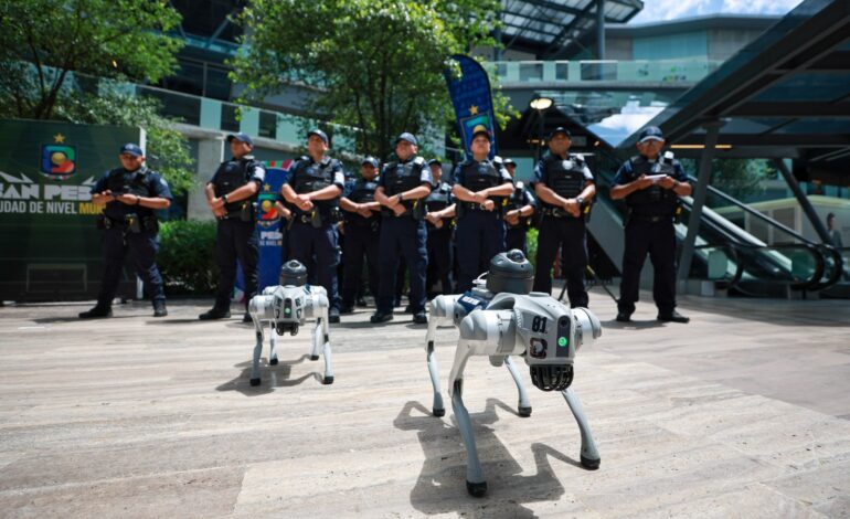 Presenta San Pedro Policía Turística, bodycams y escuadrón canino tecnológico rumbo al Mundial 2026