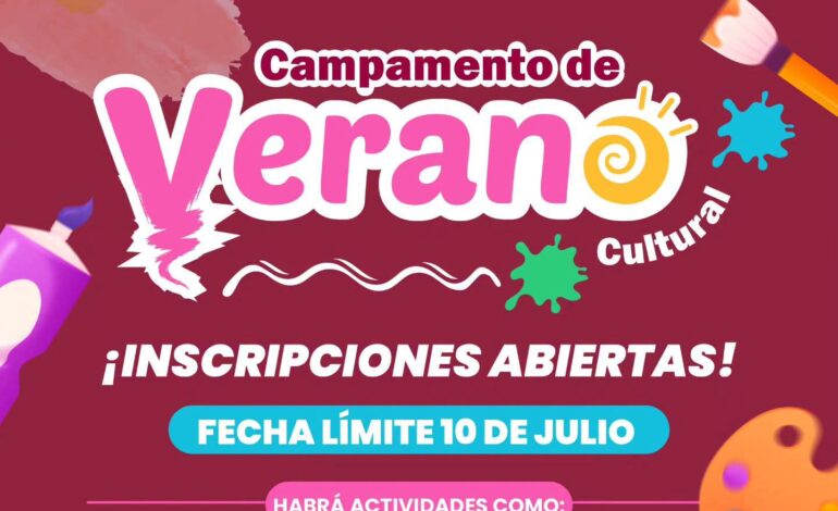 Anuncia García «Campamentos de Verano 2026» para chicos y grandes