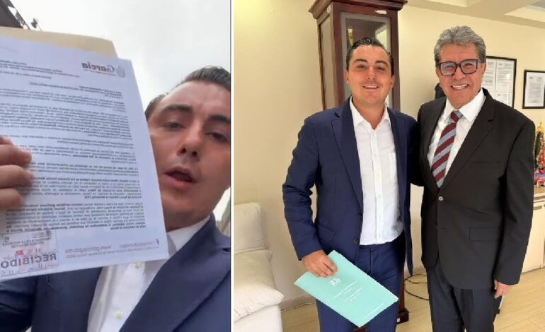 «No se anda por las ramas»: Acude Manuel Guerra a la Presidencia por desabasto de agua en García