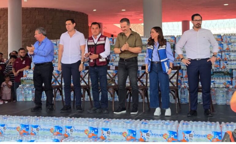 Alcaldes del Área Metropolitana brindan apoyo al municipio de García ante el desabasto del agua