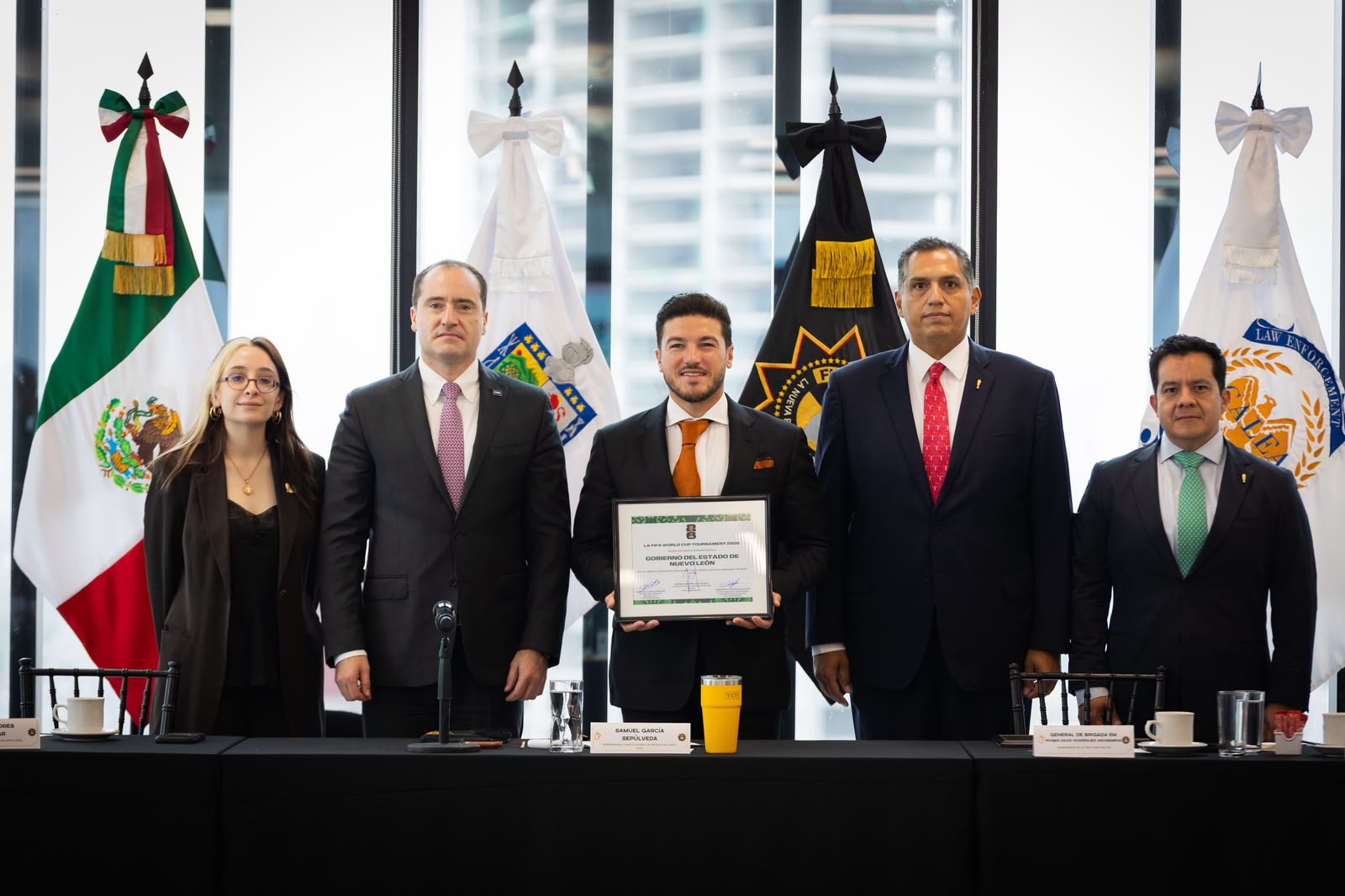 Reconoce la FIFA al Gobierno Estatal de Nuevo León y a la Mesa de Seguridad por mantener un trabajo coordinado