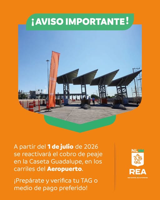 Aplican nuevamente cobro en Caseta  de Autopista al Aeropuerto