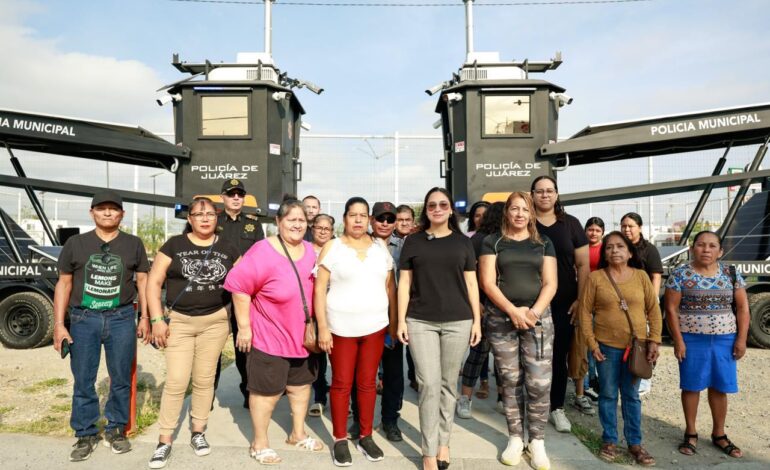 Juárez fortalece su red de videovigilancia con dos nuevas torres móviles