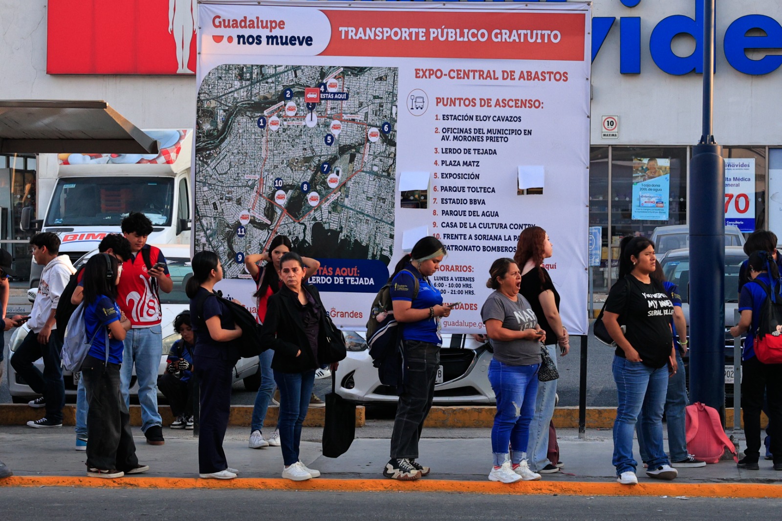 Más de un millón de usuarios han abordado el transporte “Guadalupe nos mueve”