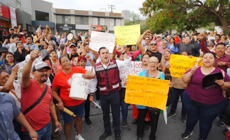 Convoca García a marcha pacífica este domingo por desabasto de agua
