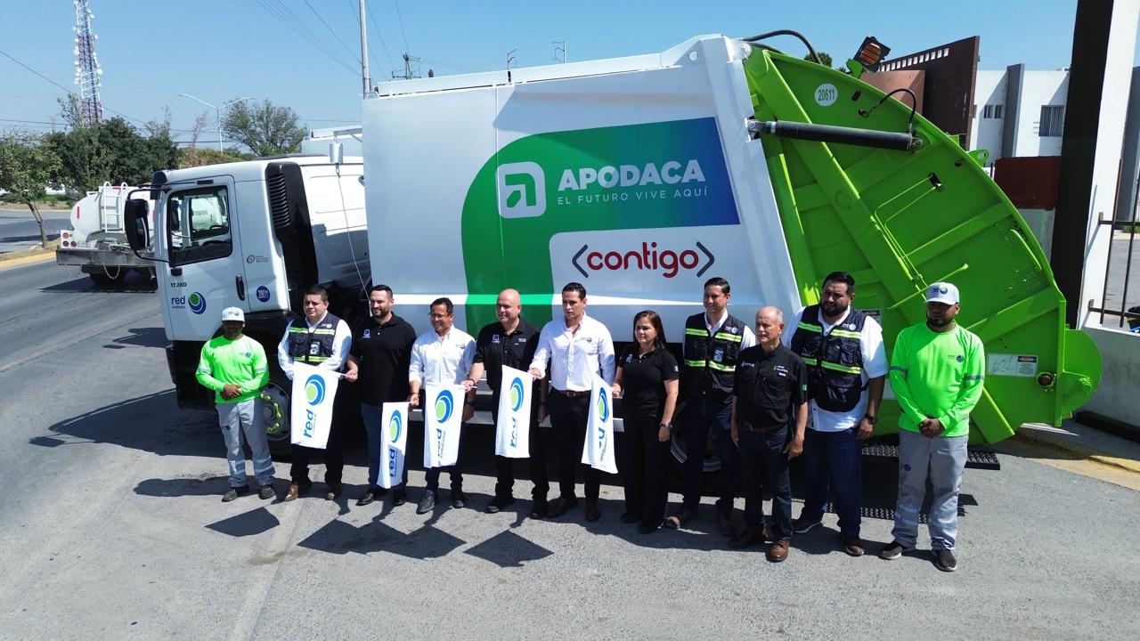 Incorporan Apodaca y Red Ambiental cuatro nuevas unidades de recolección de basura