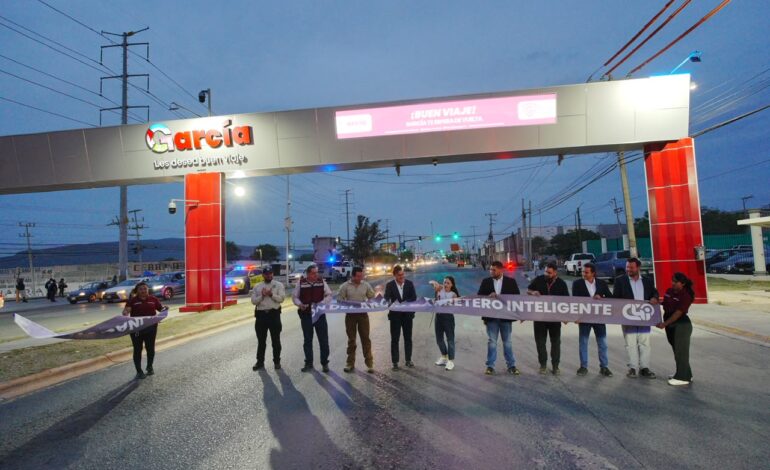 Blinda García acceso al municipio con nuevo «Arco Carretero Inteligente»