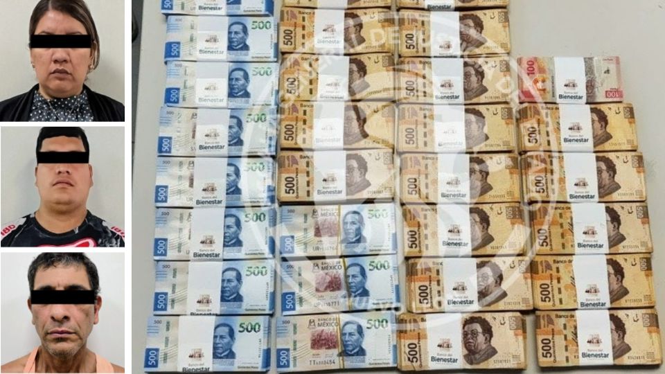 Detienen a gerente de Banco del Bienestar y dos hombres por el robo de 5 MDP, en Guadalupe