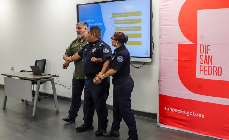 Prepara San Pedro a personal para atención de crisis de salud mental