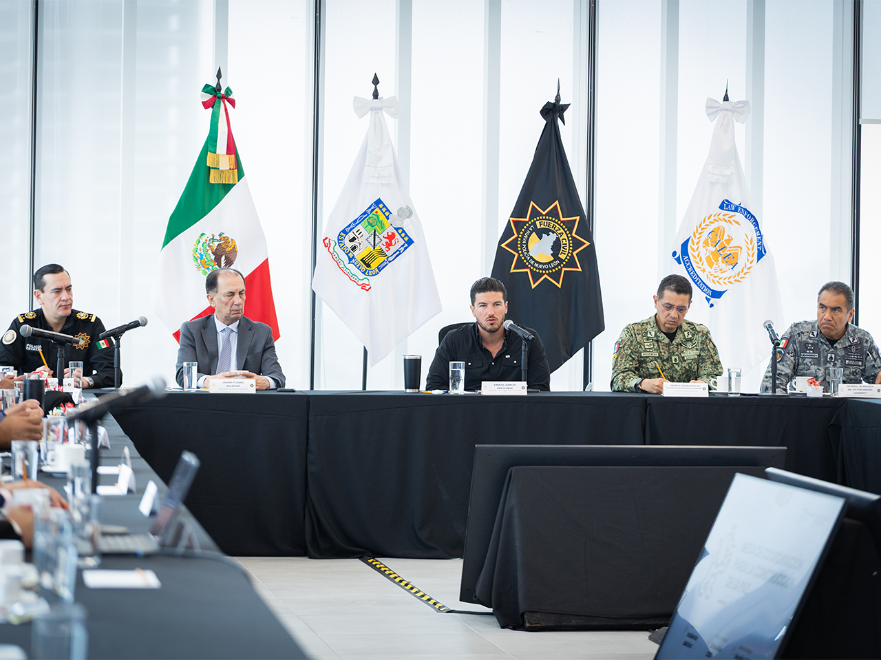 Exhorta Samuel a mantener a Nuevo León con instituciones de seguridad de primer mundo