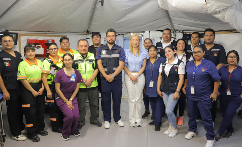 Desinstalan Hospital Móvil ubicado al interior del Parque Fundidora