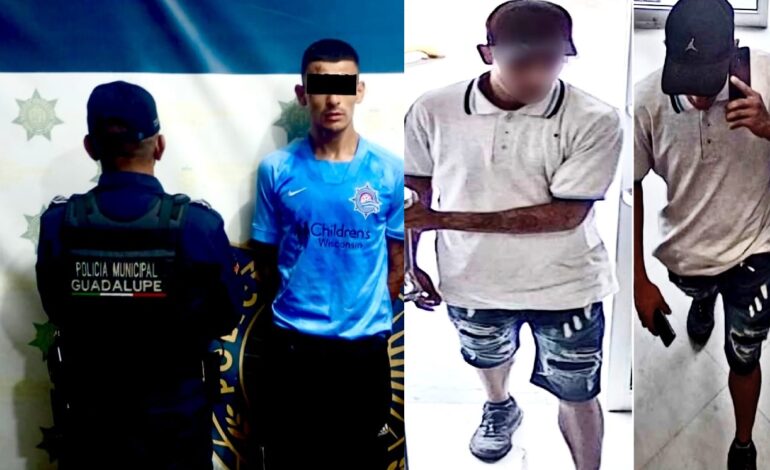 Atraca 9 negocios en una semana en Guadalupe: Le encuentran 30 dosis de cristal