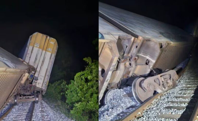 “Más que descarrilamiento, se ‘movió’” dice Sheinbaum sobre accidente de Tren Interoceánico