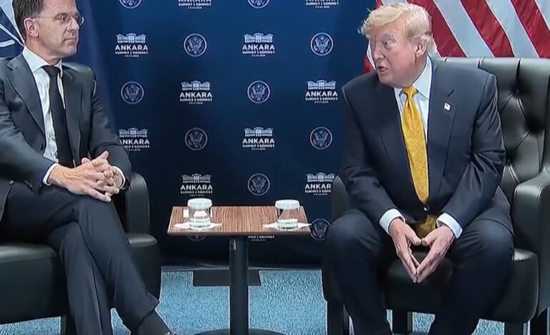 Ordena Trump romper relaciones y suspender el comercio con España durante Cumbre de la OTAN