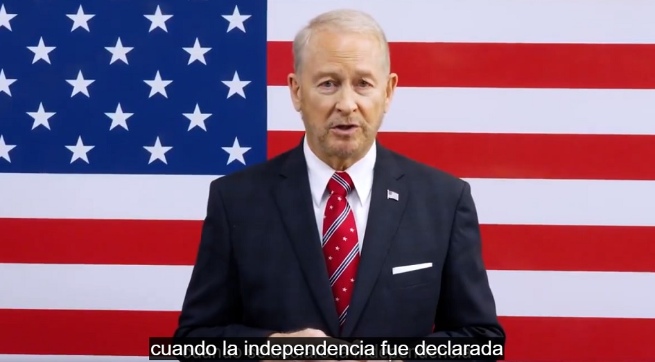 Embajador de EU celebra el 250 aniversario de la Independencia con la doctrina «América primero» … omite a México